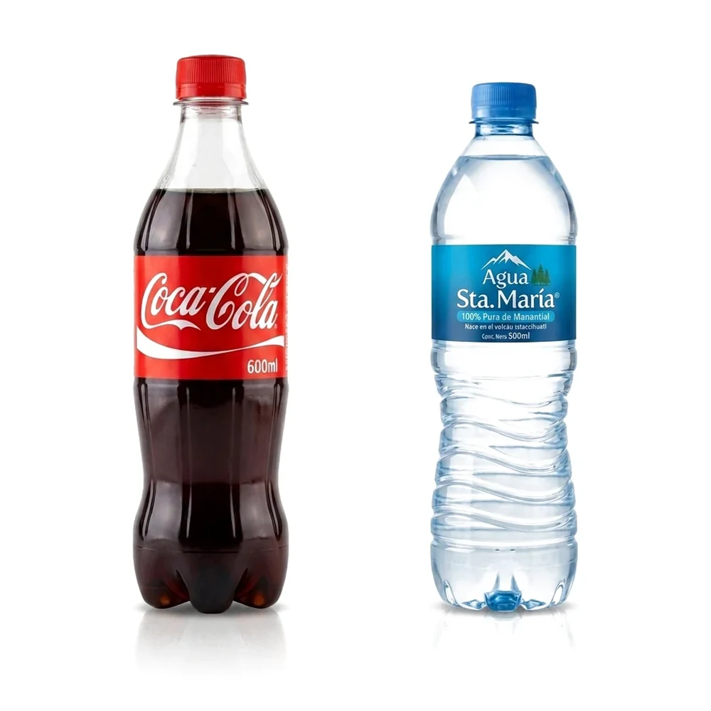 Refrescos y agua embotellada
